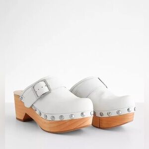 Free People Culver City Clogs - Sz 10/40 White